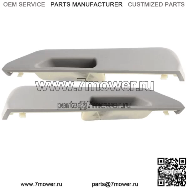 Накладки на подлокотник передней левой и правой двери серого цвета для серии Chevrolet GMC C/K 1990-1994 гг. - Image 2