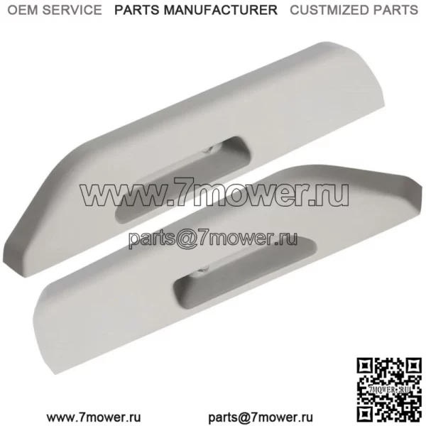 Накладки на подлокотник передней левой и правой двери серого цвета для серии Chevrolet GMC C/K 1990-1994 гг. - Image 5