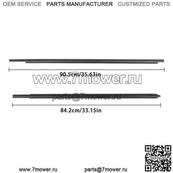 Ремень уплотнителя наружного окна на 2009 2020 2021 годы Ram 1500 2500 3500 4500 5500 - Image 3