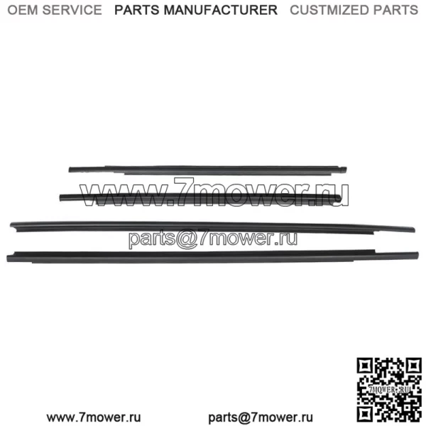 Наружное уплотнение ремня очистки окна для Yaris Sedan 68160-52150 2007-2016 гг. - Image 2
