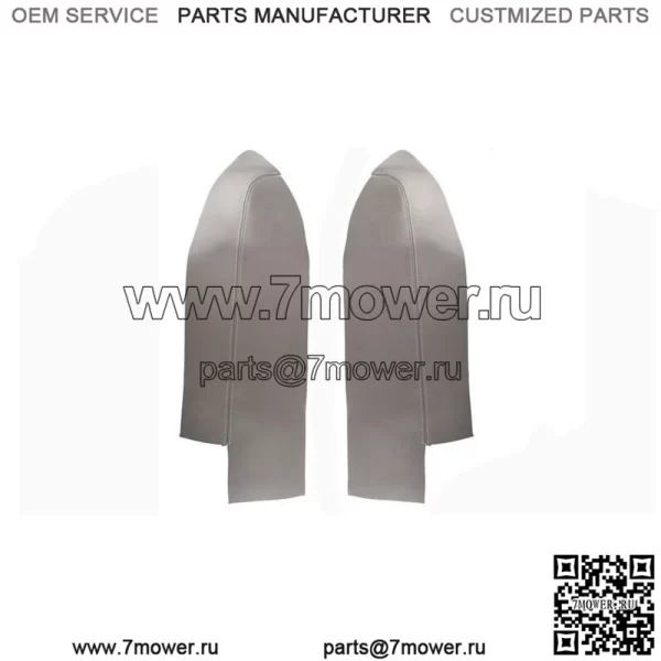 Для Honda CR-V CRV 07-12 кожаные панели передней двери из микрофибры, чехол на подлокотник, 2 шт.