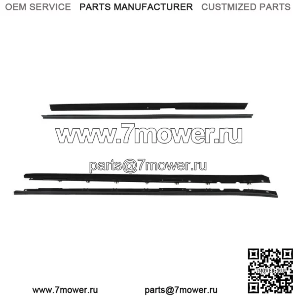 Комплект фетровых уплотнителей для оконной прокладки для Chevrolet Corvette 1984-1989 гг. - Image 5