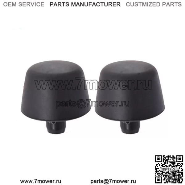 Для 07-18 Jeep Wrangler JK Body Черная резиновая подушка бампера, пробки на капот, 2 шт. - Image 3