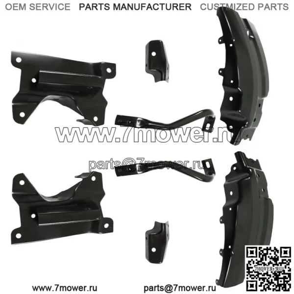 Кронштейн переднего бампера для Chevy Silverado 1500 07-13 GM1066180 GM1067180 - Image 2