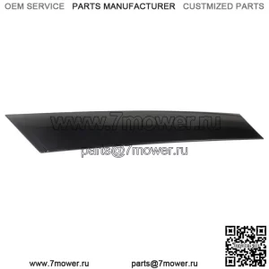 Накладка на лобовое стекло для Mini Cooper 2007-2015 51137272583 ABS, черная, передняя левая