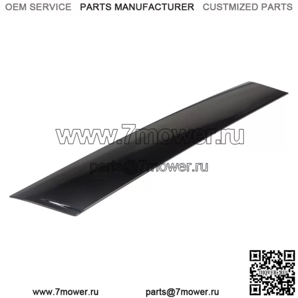 Накладка на лобовое стекло для Mini Cooper 2007-2015 51137272583 ABS, черная, передняя левая - Image 3