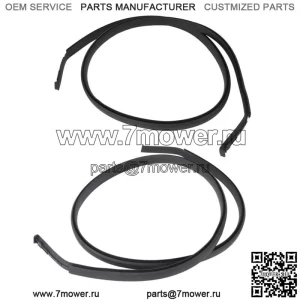 Для Toyota Corolla 2009 2010-2013 черный комплект накладок на крышу ABS 2 шт.