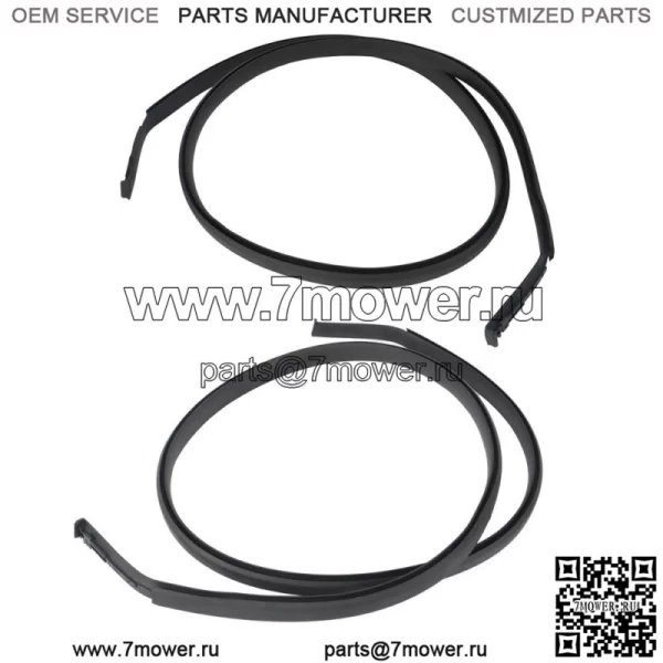 Для Toyota Corolla 2009 2010-2013 черный комплект накладок на крышу ABS 2 шт.