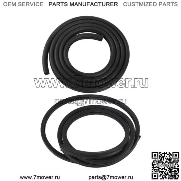Парный набор резиновых дверных уплотнителей для Chevy GMC Tahoe Suburban BLK