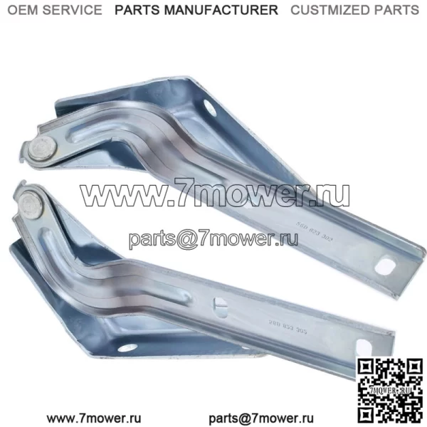 Петля капота для Volkswagen Passat VW1236116 VW1236115 2012, 2013, 2014, 2015, серебристая - Image 2