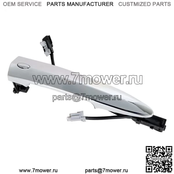 Левая внешняя дверная ручка для Nissan Sentra 13-16 Maxima 09-14 Silver - Image 2