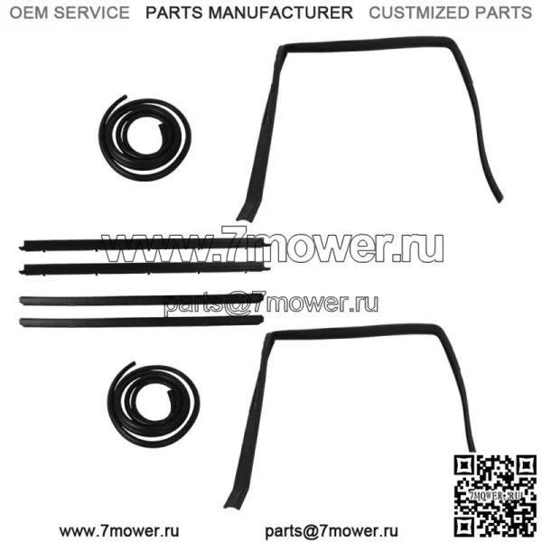 Комплект уплотнителей резиновой двери для GMC Jimmy S-15 WSS00932 1983-1991 гг.