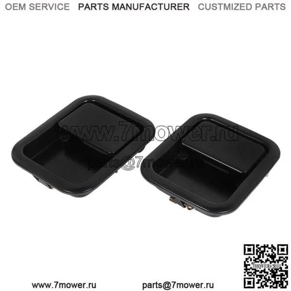 Черная металлическая дверная ручка снаружи, полная для Jeep Wrangler YJ TJ 1991-2006 гг. - Image 3