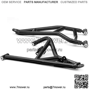 Передние А-образные рычаги 1,5 дюйма для Polaris RZR XP/XP 4 1000 2014–2023 годов | Устойчивое к ультрафиолетовому излучению порошковое покрытие | Регулируемые поворотные блоки | Подходит для шин диаметром до 34 дюймов с дорожным просветом 1,5 дюйма