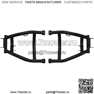 Задние А-образные рычаги с высоким клиренсом 1,5 дюйма для Honda Pioneer 700/700-4 2014 года выпуска | Стальные трубки 1 дюйм | Полная регулировка развала | Устойчивое к УФ-излучению порошковое покрытие | Включает предварительно установленные втулки из сверхвысокомолекулярного металла (UHMW).