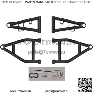 1,5-дюймовые черные передние смещенные рычаги A для Kawasaki Teryx 4/2014+ 2012+ Kawasaki Teryx 800/2015+ Kawasaki Teryx | Подходит для шин диаметром до 30 дюймов | Включает предустановленные шаровые шарниры для тяжелых условий эксплуатации.