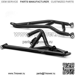 Polaris RZR XP Turbo с высоким клиренсом, 1,5-дюймовые А-образные рычаги со смещением вперед, черный и Voodoo/Velocity Синий/Красный
