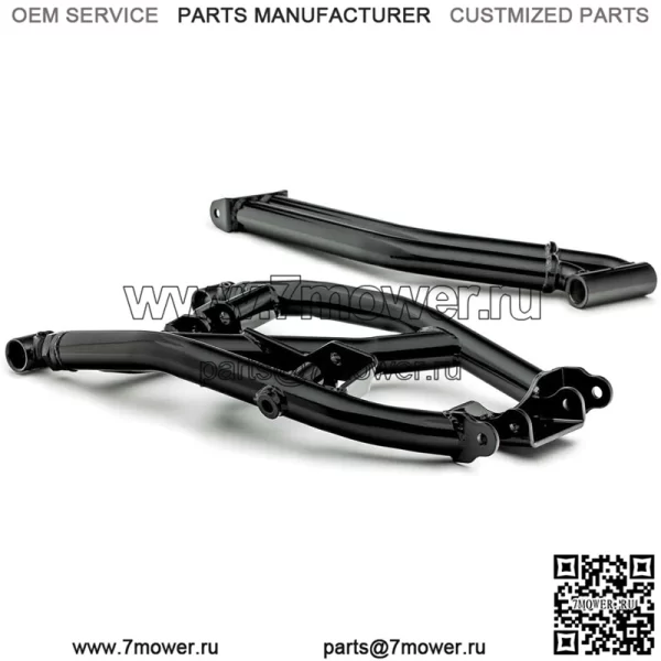 Atlas Pro 1,5-дюймовые задние смещенные А-образные рычаги для Can-Am Commander XT/XT-P/MAX XT 2021+ года выпуска | Подходит для шин 31 дюйм | Трубка 1,5 дюйма | Регулируемые поворотные блоки | Черный