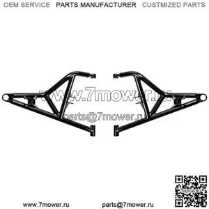 (2) Верхние рычаги A с высоким клиренсом для Polaris RZR XP 1000 / XP 4 1000 2014 г. и старше | Нерегулируемый | Красный | В комплект входит сверхпрочная хромомолибденовая сталь 4340 | Трубка диаметром 1,25 дюйма на 25 % больше стандартной