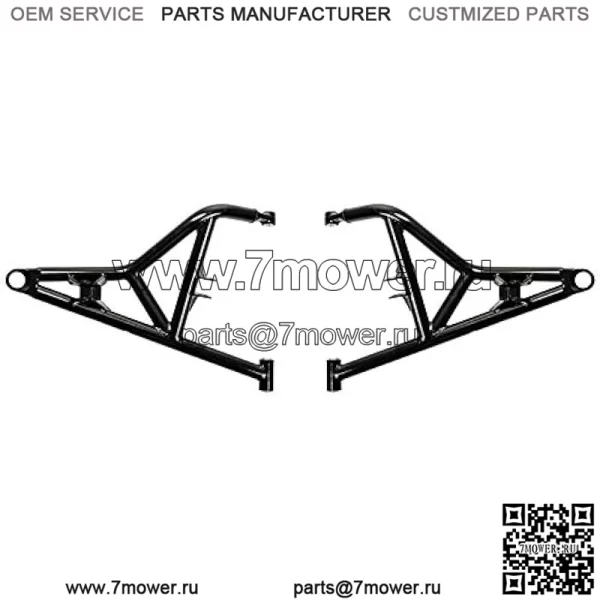 (2) Верхние рычаги A с высоким клиренсом для Polaris RZR XP 1000 / XP 4 1000 2014 г. и старше | Нерегулируемый | Красный | В комплект входит сверхпрочная хромомолибденовая сталь 4340 | Трубка диаметром 1,25 дюйма на 25 % больше стандартной