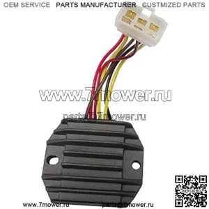 Регулятор-выпрямитель для газонных тракторов John Deere 240, 245, 345, F525, F735, Gx345, Lx176, Lx188, Lx279, X495, X575, X700, X720, X724, X728, Cs Cx Ts Gator AM101046 AM126304