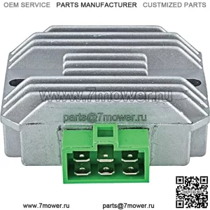 230-58018 Выпрямитель-регулятор напряжения, совместимый/заменяющий для Kawasaki Gator 425 445 F911, Gator 6X4 ALL 18HP M97348, Kawasaki 21066-2070, M97348 ESP2317 230-58018