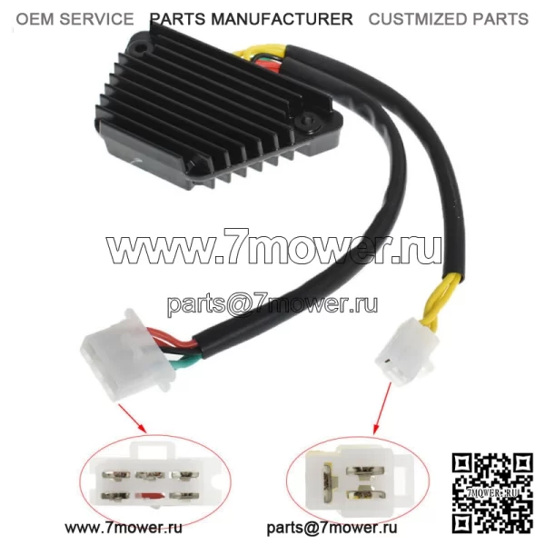 Для 82-86 Honda Shadow VT500C VT500F VT700C VT750C Регулятор напряжения Выпрямитель - Image 3