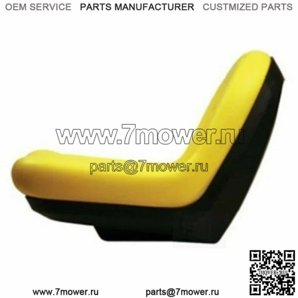 Желтое сиденье для райдерных косилок John Deere L100 L110 L120 L130 G110 L105 L107 L118 - Image 3