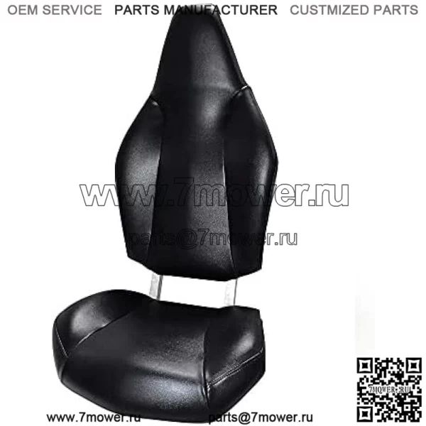 Комплект чехлов на сиденье, совместимый с Polaris RZR 570 800 900 2008 г. + черный