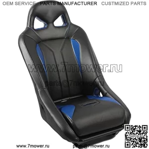 Pro Armor RZR Seats G2 Rear 2008-2020 Polaris RZR 1000 900 S XP 4 Turbo Blue (P141S190BU)