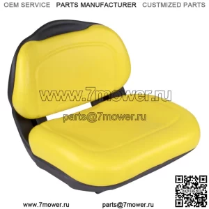 Новое сиденье со средней спинкой AM136044 подходит для John Deere X300 X300R X304 X320