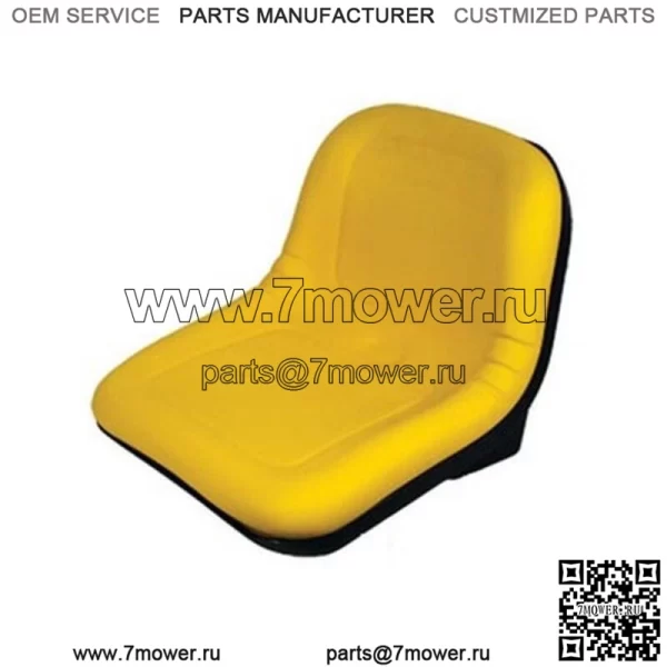 (4) Желтое сиденье с высокой спинкой подходит для John Deere, подходит для Gator TX, подходит для Gator XUV, - Image 2