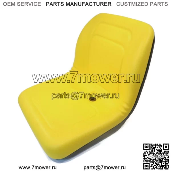 (2) Желтые сиденья с ВЫСОКОЙ СПИНКОЙ для автомобилей John Deere Gators TX: 4x2 и автомобилей UTV Turf TX - Image 2