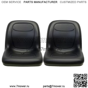 Пара черных виниловых сидений John Deere Gator (2 шт.) подходят для Turf TX TXTurf Worksite и XUV