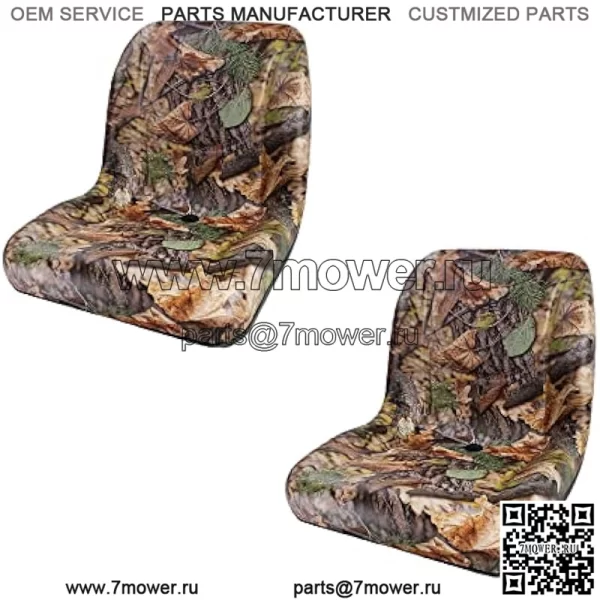 E-VG11696-CAMO Камуфляжные сиденья (2) для John Deere Gator со сливным отверстием 6X4 DIESEL GATOR (серийный номер 02298 >), 4X4 TRAIL GATOR, 4X4 TRAIL HPX GATOR, 6X4 GATOR (серийный номер 020789 >), 4X4 HPX ГАТОР (ГАЗ),+++