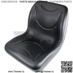 E-AM129970 Черное сиденье для John Deere Gator с дренажным отверстием (M-Gator, E, Turf, TX 4X2, TH Turf, XUV550, 4X4 HPX, 4X2 Trail, 6X4 Trail ++)