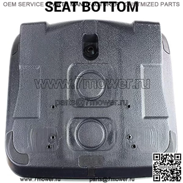 E-AM129970 Черное сиденье для John Deere Gator с дренажным отверстием (M-Gator, E, Turf, TX 4X2, TH Turf, XUV550, 4X4 HPX, 4X2 Trail, 6X4 Trail ++) - Image 3