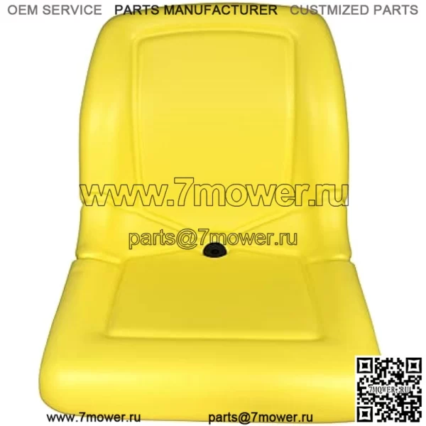 (2 сиденья) Желтое сиденье для John Deere Gator CS TS TX 4X2 AM133476 — сиденья с высокой спинкой - Image 2