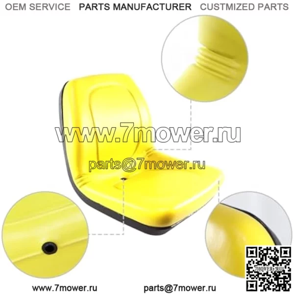 VG11696 Пара (2) сидений для Jo-hn Dee-re Gator TX 4X2 Turf, TX 4X2, 4X2 HPX, F725, F710, GX355, GX345 - Image 5