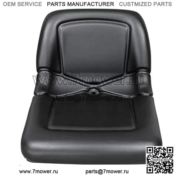 (2 сиденья) Черное сиденье для John Deere Gator CS TS TX 4X2 AM133476 - Image 3