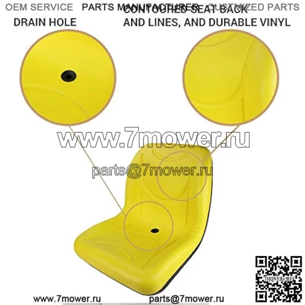 E-VG11696 Сиденье для John Deere Gator XUV 850D, E GATOR, GATOR TURF, TE GATOR TURF ELECTRIC, TH TURF GATOR, TH 6X4 DIESEL GATOR, TX 4X2 GATOR, F735, F725, F710++ - Image 5