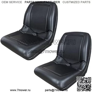 (2 места) Черное сиденье с высокой спинкой для John Deere Gator TX 4X2 TURF 4X2 HPX F725 VG11696