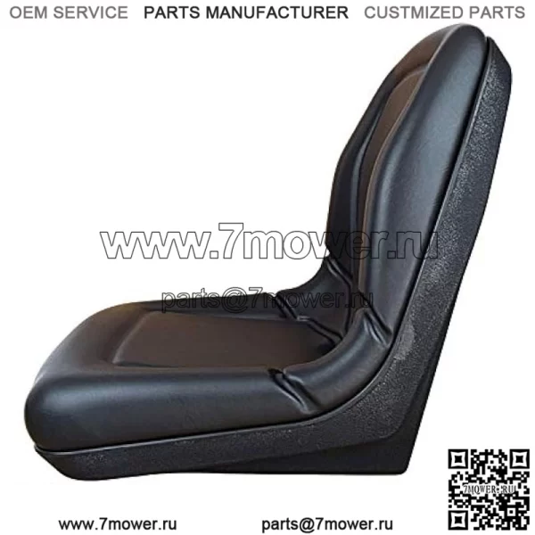 (2 места) Черное сиденье с высокой спинкой для John Deere Gator CS TS TX 4X2 AM133476 - Image 4