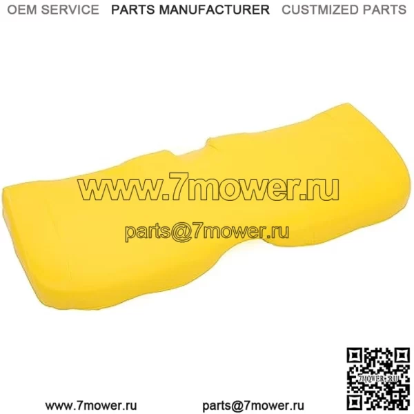 Нижняя подушка сиденья совместима с John Deere XUV 615E 625i 815E 825E 825i 825M 855D 855E 855M S4 Замена Gator для AM140624 Желтый - Image 3