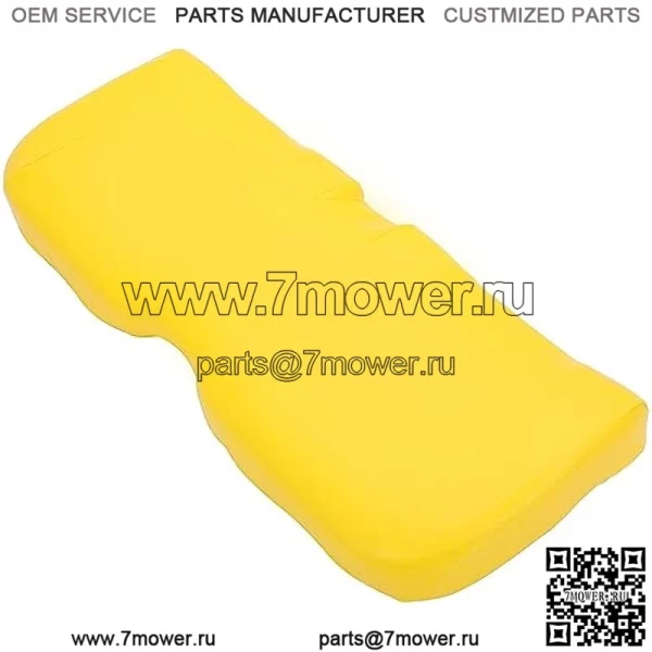 Нижняя подушка сиденья совместима с John Deere XUV 615E 625i 815E 825E 825i 825M 855D 855E 855M S4 Замена Gator для AM140624 Желтый - Image 4