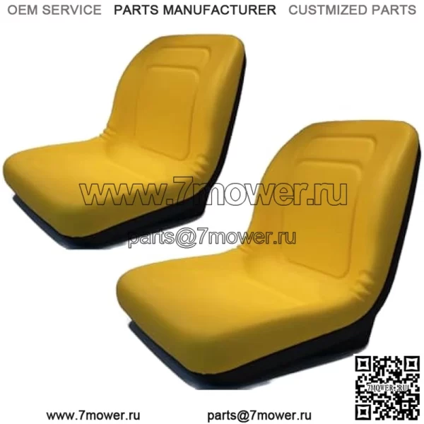 (2) сиденья с ВЫСОКОЙ спинкой для John Deere Gator XUV 620i, 850D, 550, 550 S4 UTV UTV