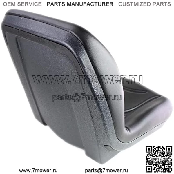 E-VG12160 Черное сиденье со сливным отверстием для John Deere Gator (M-Gator, E, Turf, TX 4X2, TH Turf, XUV550, 4X4 HPX, 4X2 Trail, 6X4 Trail++) - Image 2