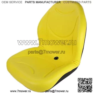 E-AM138194 Сиденье DirectFit  с высокой спинкой для John Deere Gator RSX850i, RSX860M, RSX860E, RSX860i, XUV835M, XUV865M, XUV865E, XUV855M S4, XUV855M, XUV825E, XUV825M, XUV825M S4, X UV590i S4, XUV590i+