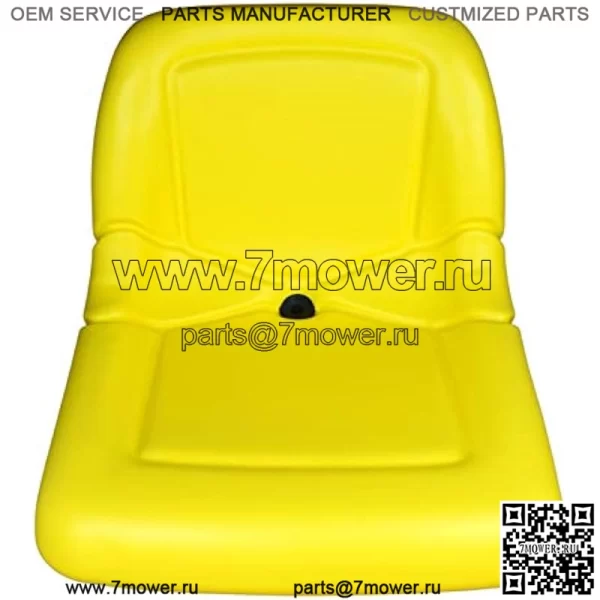 TRAC SEATS (2 сиденья) Желтое сиденье для John Deere Gator CS TS TX 4X2-15 дюймов, спинка — AM133476 - Image 4