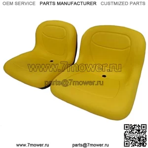 ДВА ЖЕЛТЫХ ПОВОРОТНЫХ СИДЕНЬЯ Подходит для John Deere CS GATOR < 39999 СЕРИЙНЫЙ НОМЕР #OA
